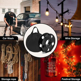 GarfatolRv stores 100 feet of 14/3 cords neatly