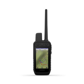 Garmin Alpha 200 Plus handheld with a bright 3.5-inch display for field tracking.