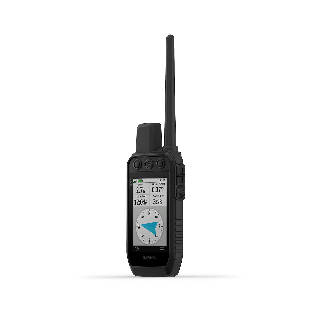 Garmin Alpha 200 Plus provides topo maps and satellite imagery for confident navigation.