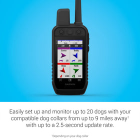 Garmin Alpha 300 bundle long battery life up to 55 hours for extended hunts
