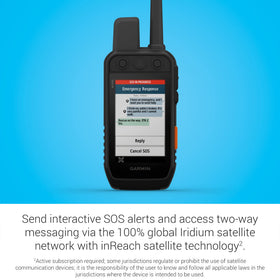 Garmin Alpha 300i battery life up to 50 hours for extended hunts