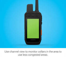 Garmin Alpha 300i maps and compass aid navigation in rugged terrain