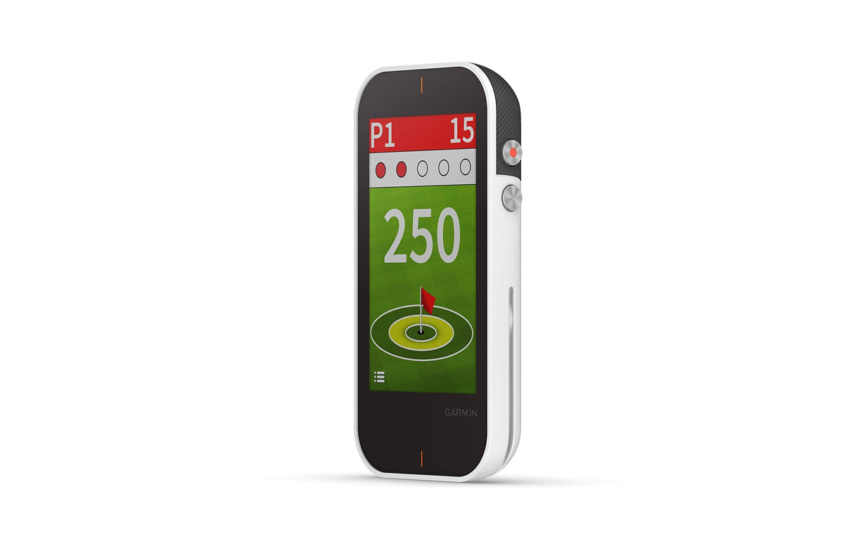 Garmin Approach G80 integrated launch monitor shows swing metrics