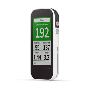 Garmin Approach G80 screen map view highlighting detailed color course maps for worldwide coverage.