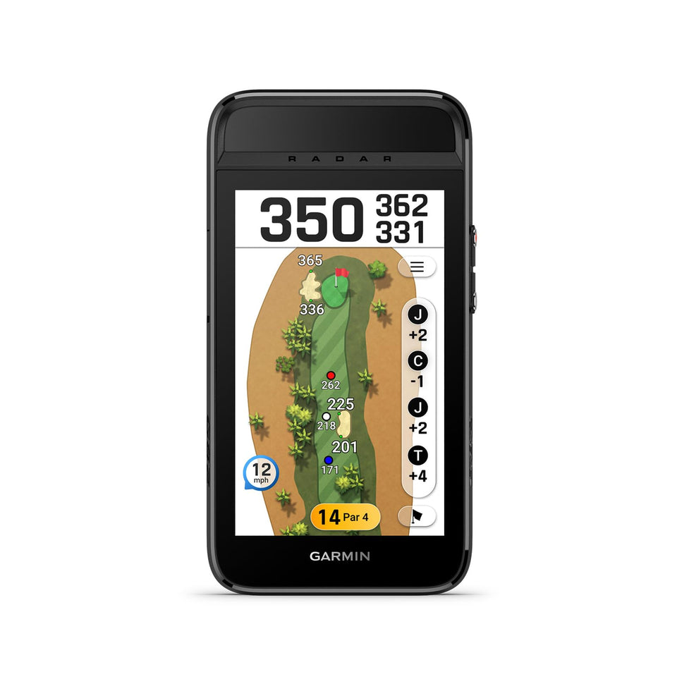 Garmin Approach G82 5-inch display offers course maps for quick on-course reference.