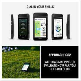 Garmin Approach G82 bag clip secures the device to your bag on the go.