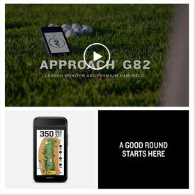 Garmin Approach G82 green contour imagery enhances course awareness with available data.