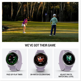 Garmin Approach J1 adjustable par settings tailor goals to a junior's skill level.
