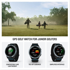 Garmin Approach J1 tee-off guidance map helps juniors pick forward tees