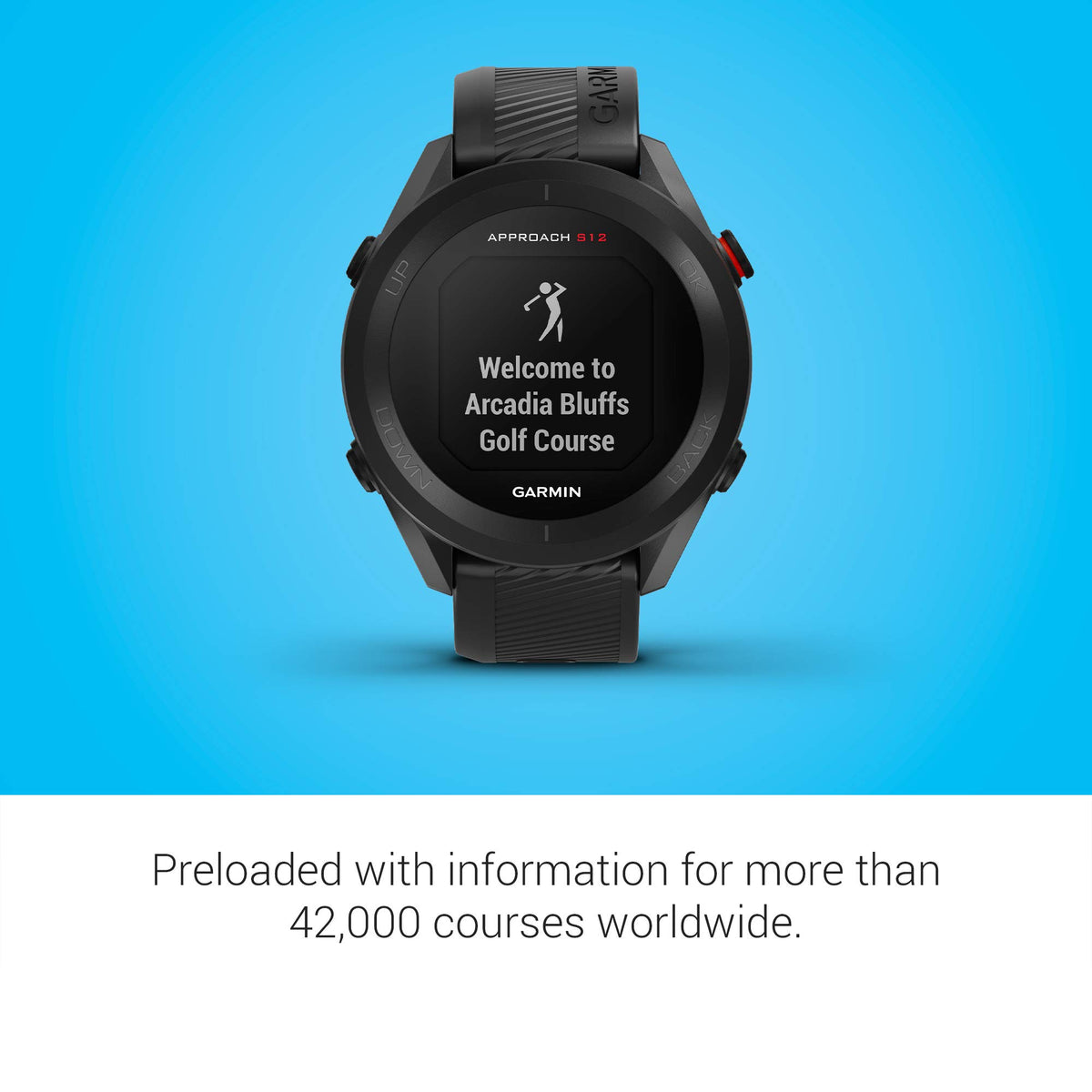 Garmin Approach S12 score tracking and Garmin Golf app integration