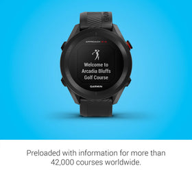 Garmin Approach S12 score tracking and Garmin Golf app integration