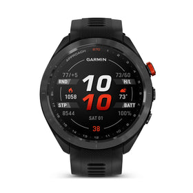 Garmin Approach S70 AMOLED display shows 43,000 preloaded courses on your wrist.
