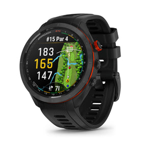 Garmin Approach S70 ceramic bezel design offers lightweight style for daily wear.
