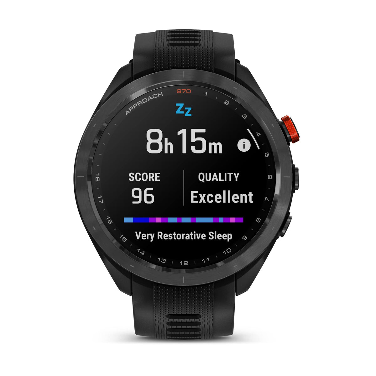 Garmin Approach S70 golf maps with pan and zoom for precise targeting.