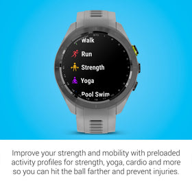 Garmin Approach S70 green contour data aids reading slope on greens.