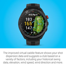 Virtual Caddie on Garmin Approach S70 offers data-driven shot ideas
