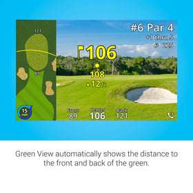 Garmin Approach Z82 hazard view lets you scan hazards quickly