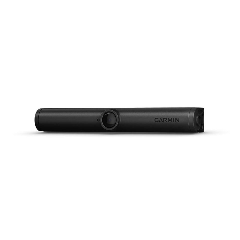 Garmin BC 40 camera on license plate mount provides a clear rear view