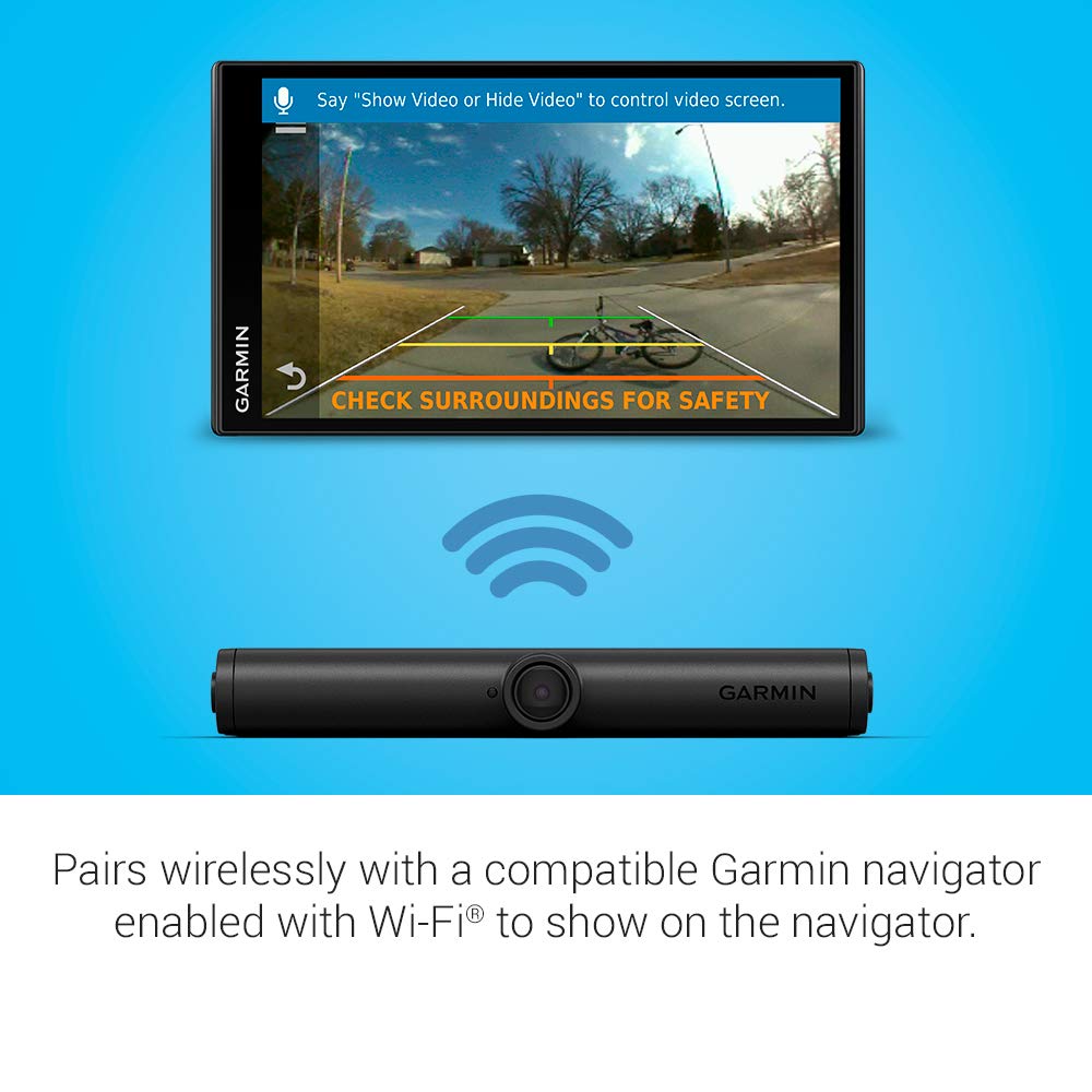 Wide 25-foot wireless range delivers a broad backup image behind your vehicle