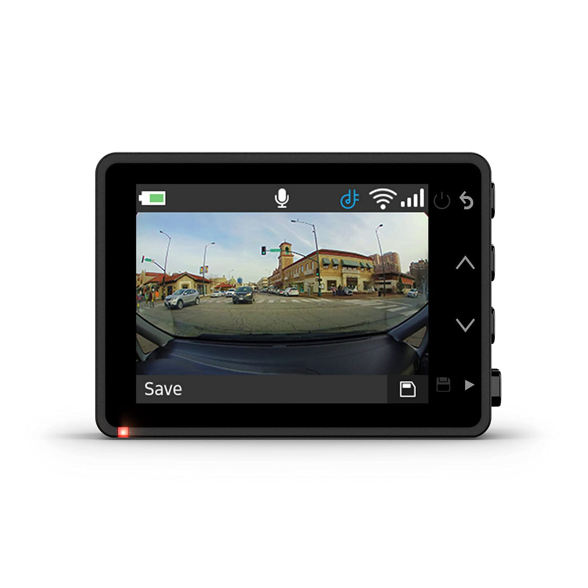 Garmin Dash Cam 67W with 180-degree field of view captures more traffic.