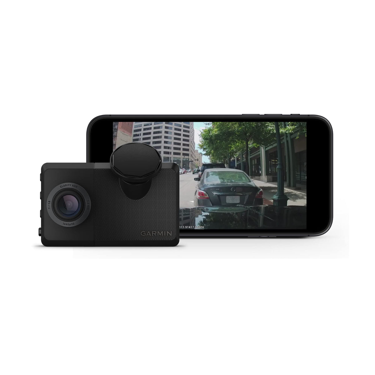 Garmin Dash Cam Live Vault upload stores clips securely online.