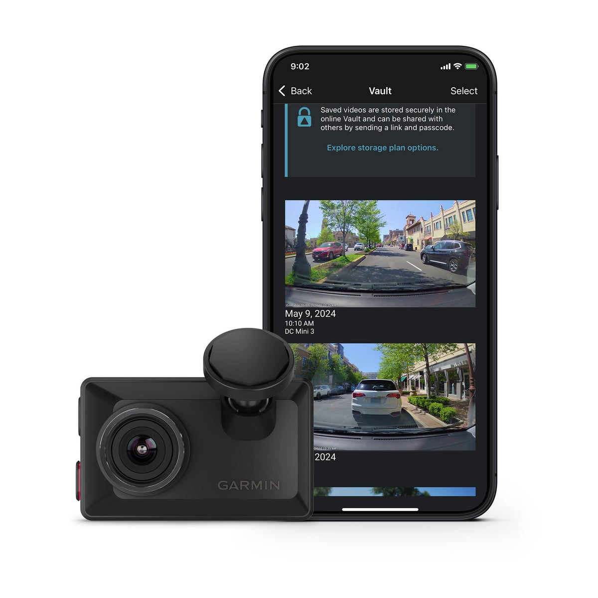 Garmin Dash Cam X310 captures 4K video for detailed road footage and incident review