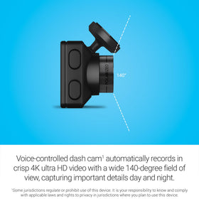 Garmin Clarity polarizer on X310 reduces windshield glare for daytime footage