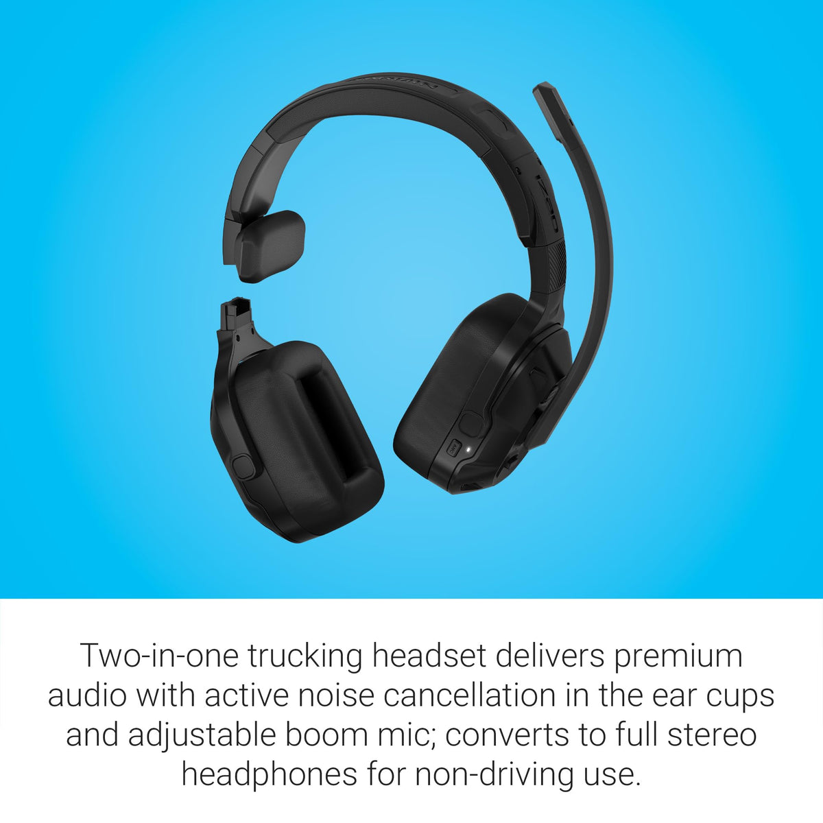 Garmin dēzl Headset 210 LED flashlight provides hands-free illumination in cab or dock