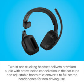 Garmin dēzl Headset 210 LED flashlight provides hands-free illumination in cab or dock