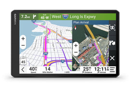 Garmin dēzl OTR1020 10-inch display provides clear truck navigation in the cab