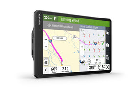Garmin dēzl OTR1020 BirdsEye satellite imagery offers destination overview from above
