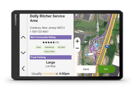 Garmin dēzl OTR1020 CAT Scale locator helps verify weight before travel