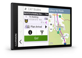 Garmin dēzl OTR620 voice assistance guides routes clearly.