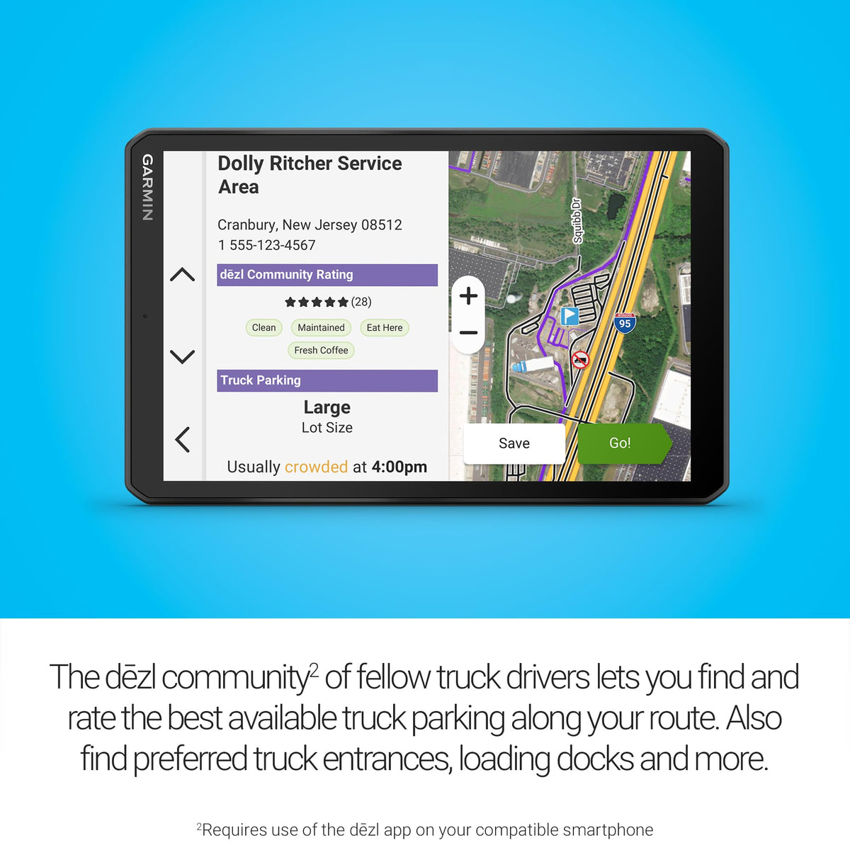 Garmin Dezl OTR820 PrePass notifications streamline weigh station stops