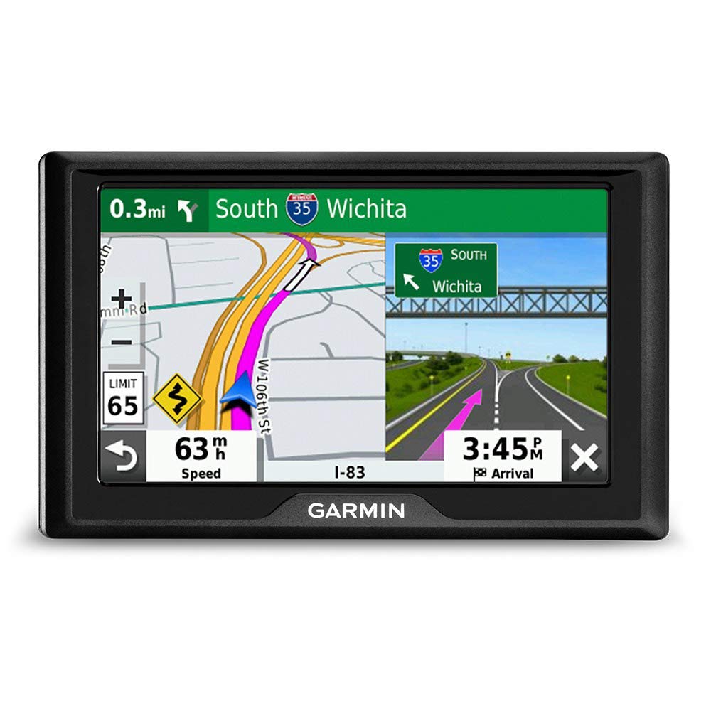 Garmin Drive 52 with a five-inch display offering clear navigation for easy trips.