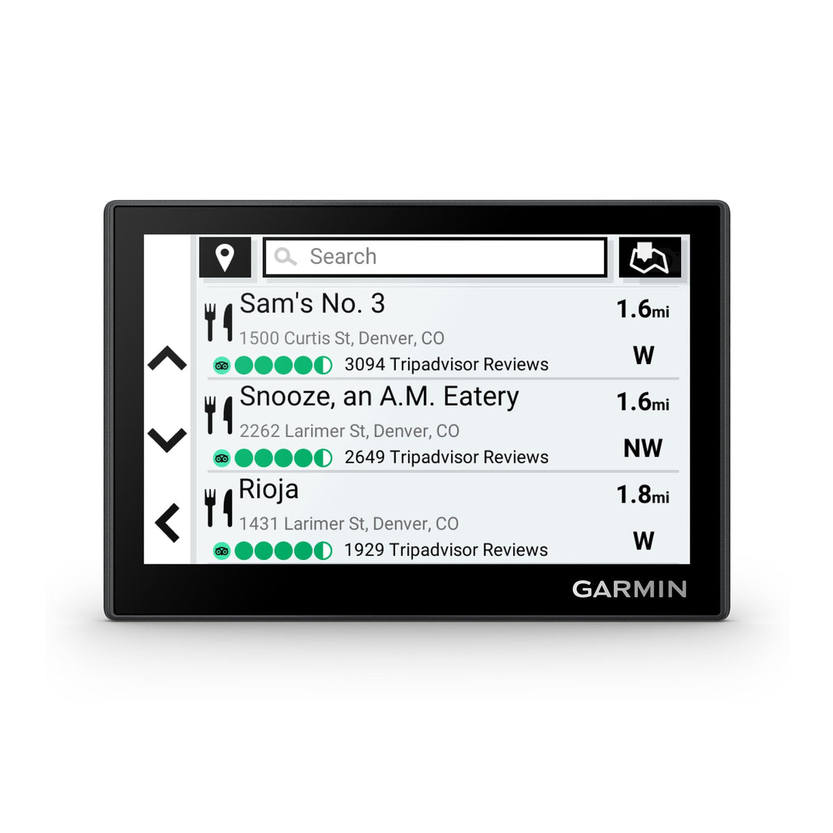 Garmin Drive 53 national parks directory with visitor centers and landmarks