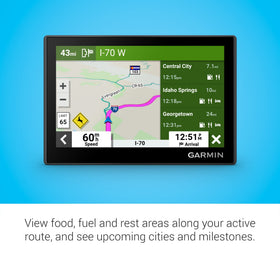 Garmin Drive 53 TripAdvisor ratings help choose dining and attractions.