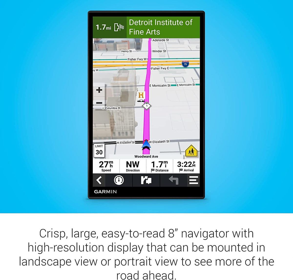Live traffic updates on Garmin DriveSmart 86 via connected app