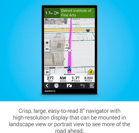 Live traffic updates on Garmin DriveSmart 86 via connected app