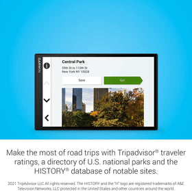 National Parks directory accessible on Garmin DriveSmart 86