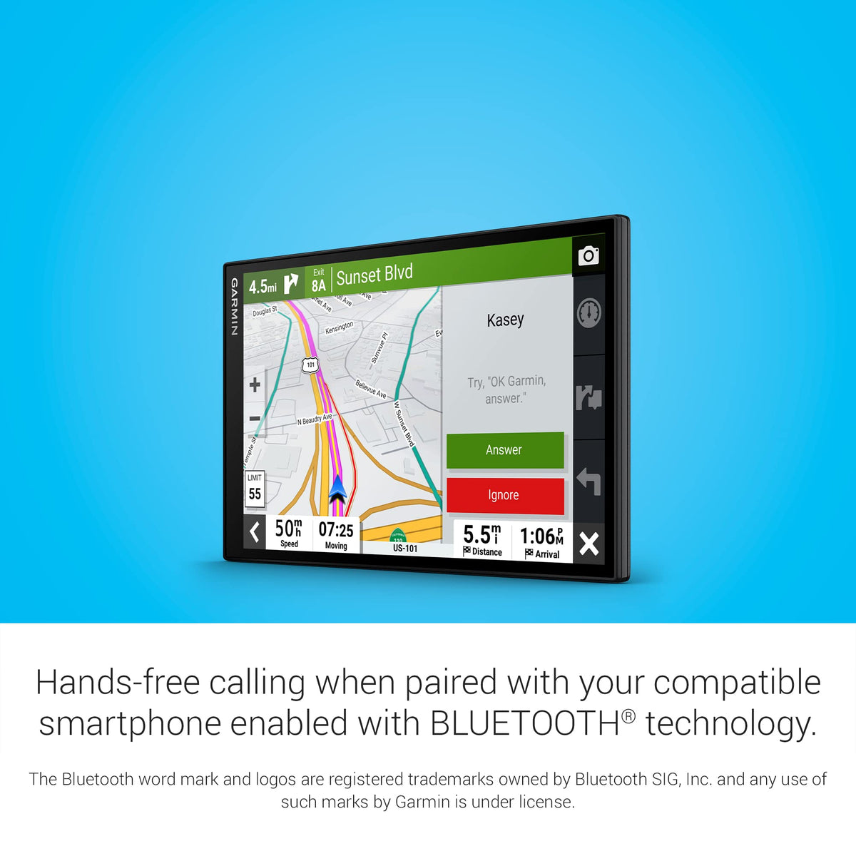 Garmin DriveSmart 86 TripAdvisor ratings and parks directory for trips.