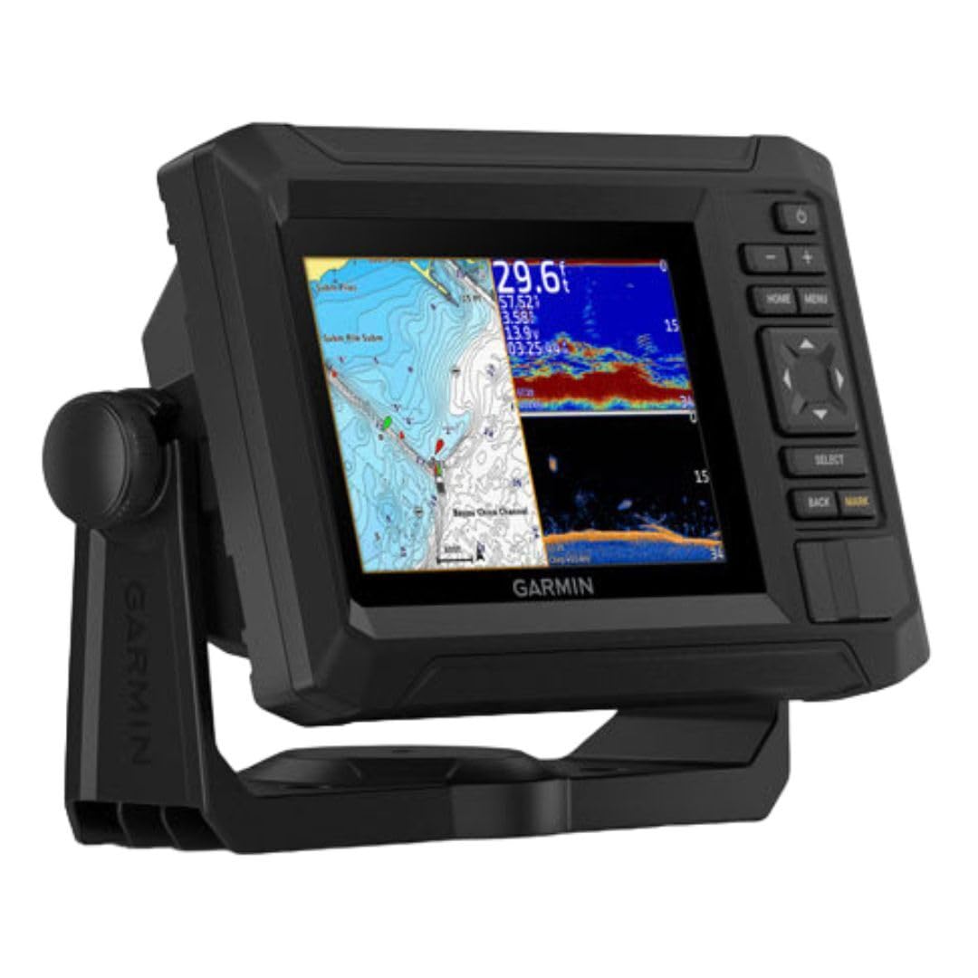 Garmin CHIRP traditional sonar delivers crisp arches for accurate fish location.