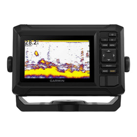Garmin ClearVü sonar reveals underwater structures with high detail.