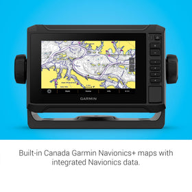 Built-in Wi‑Fi enables easy wireless sharing of sonar data, waypoints, and routes.