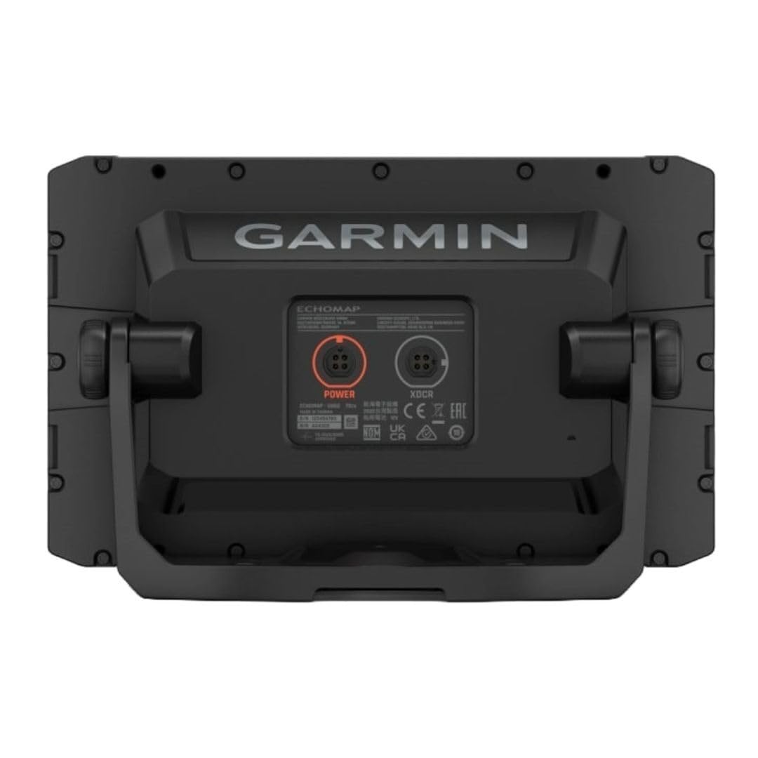 Garmin ECHOMAP UHD2 73CV vivid colors distinguish structures and fish.