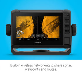 Multi-band GPS on Garmin ECHOMAP UHD2 75sv improves position accuracy.