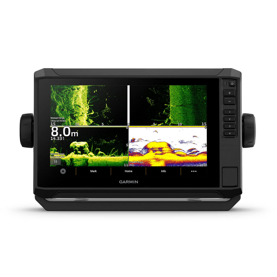 Garmin ECHOMAP UHD2 95sv with 9-inch touchscreen for crisp navigation on the water