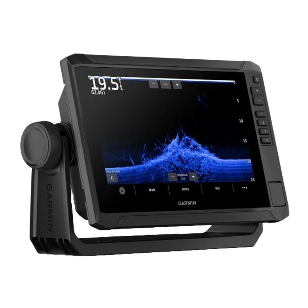 Garmin ECHOMAP UHD2 9-inch touchscreen display in bright sun for quick navigation