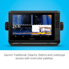 Garmin ECHOMAP UHD2 Wi‑Fi sharing of sonar, waypoints and routes between units.
