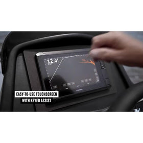 Built-in Wi-Fi on Garmin UHD2 enables wire-free sharing of waypoints and routes